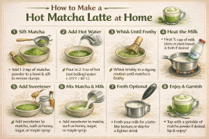 How to Make a Hot Matcha Latte at Home