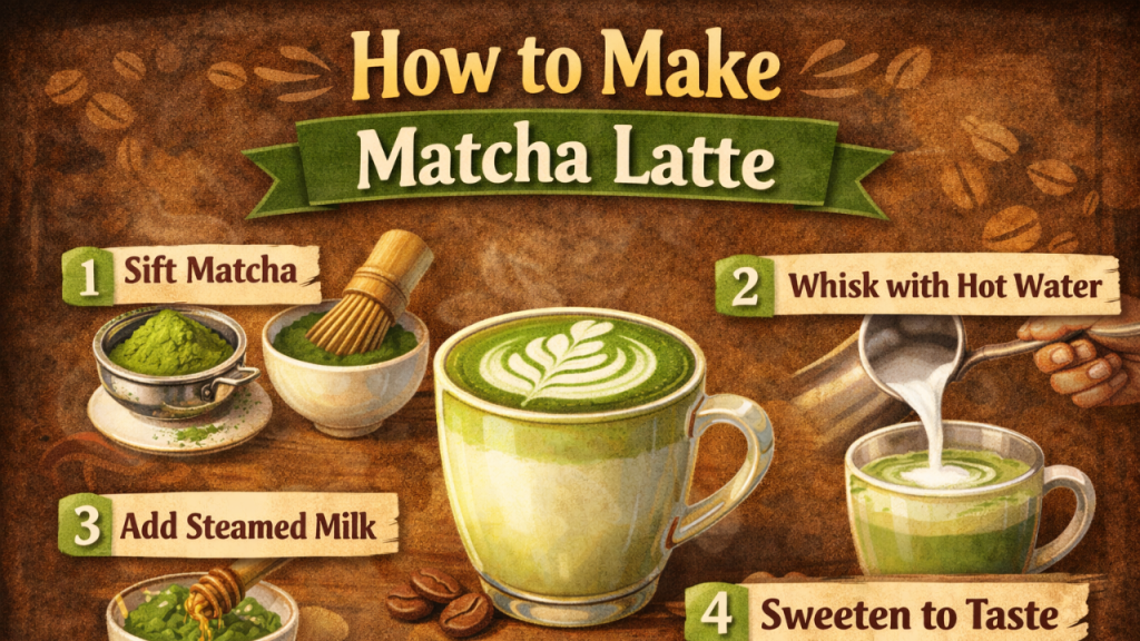 How To Make Matcha latte