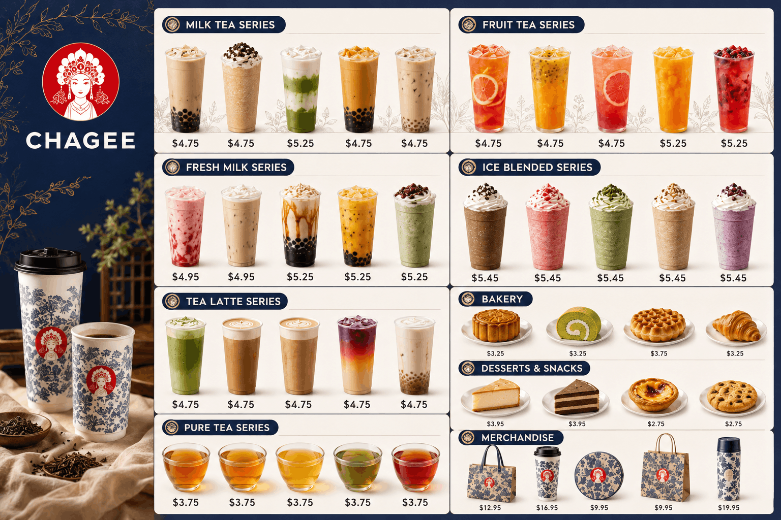 CHAGEE Menu with Prices 2026 | Updated Guide